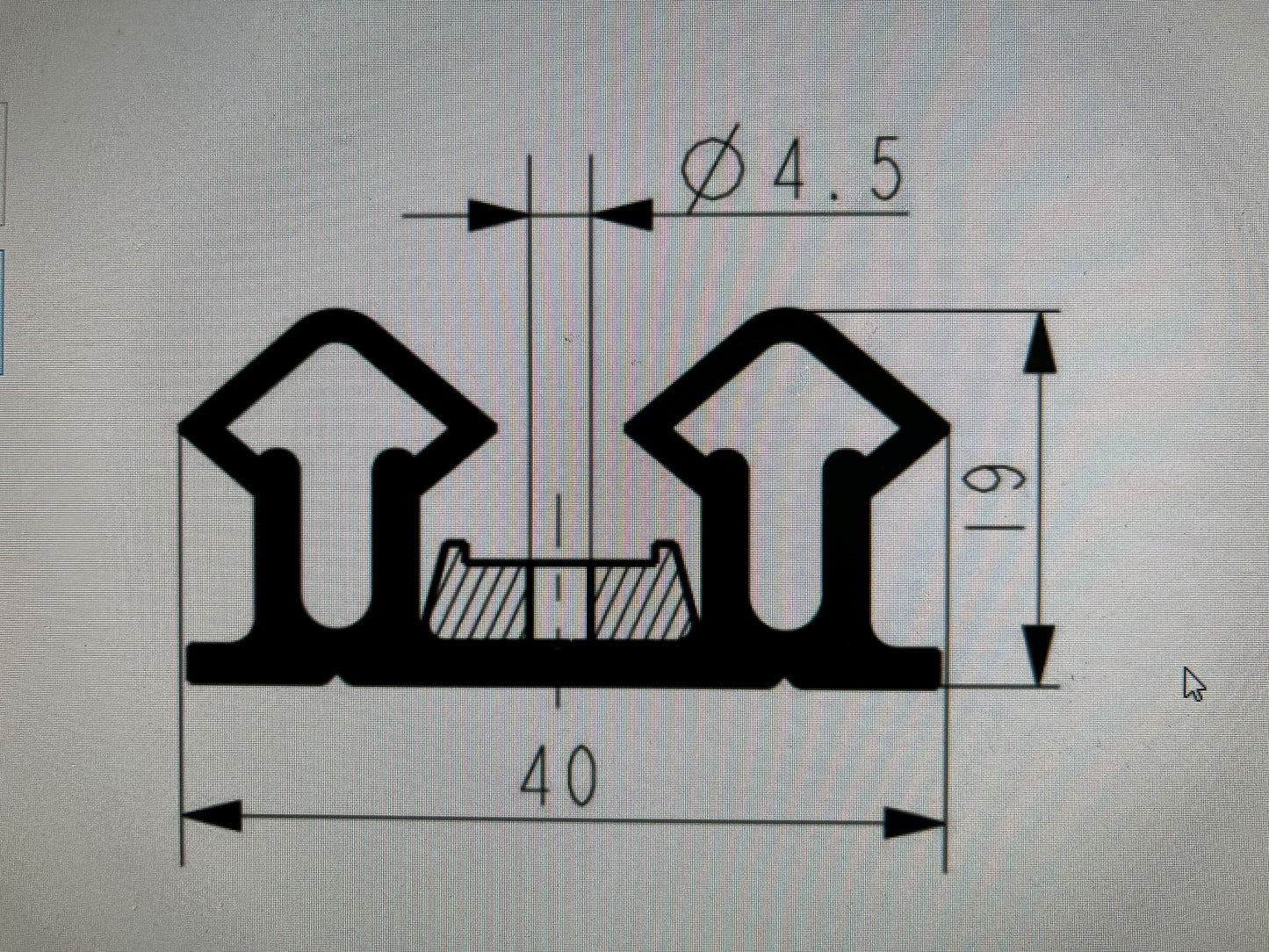Fermod Cold Room Door Seal Gasket Corner 67