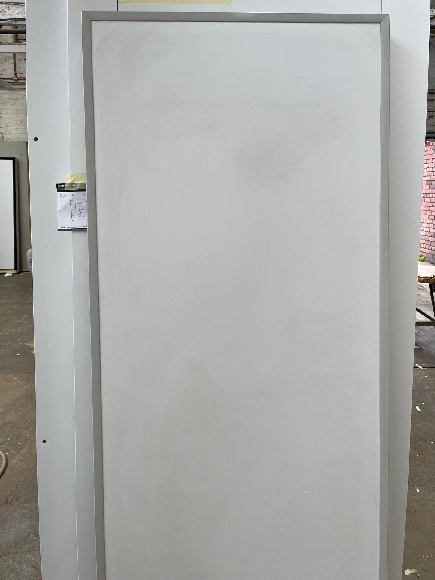 Hinged chiller door Nearly new , coldroom door 3 sided 880W X 1915 High