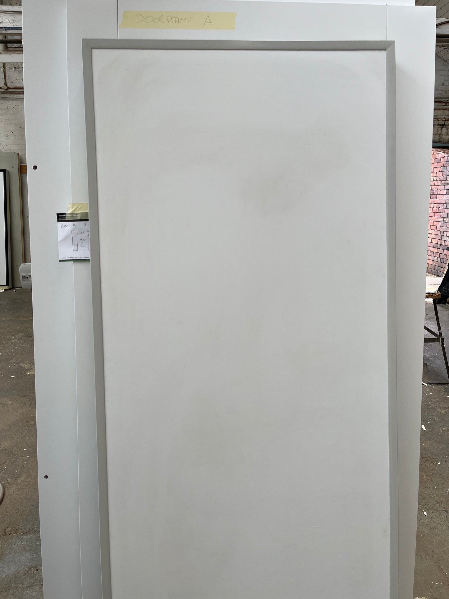 Hinged chiller door Nearly new , coldroom door 3 sided 880W X 1915 High