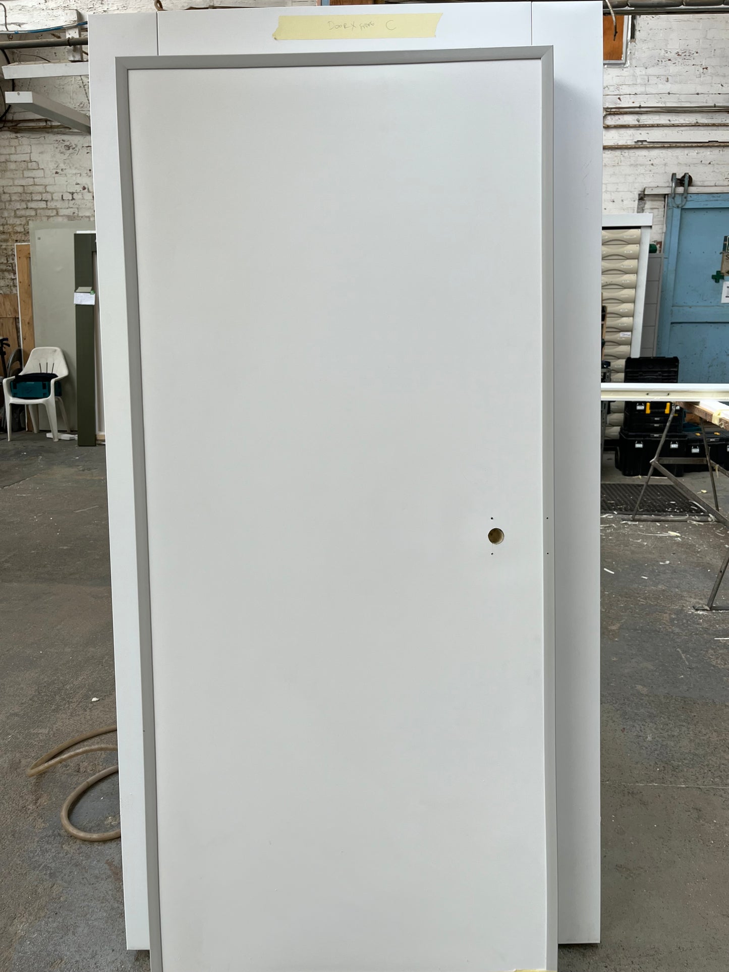 Hinged chiller door Nearly new , coldroom door 3 sided 880 x 1970