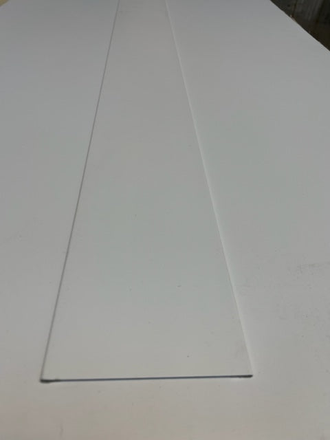 Flat cover strip/trim 100mm with safe edges to each side.