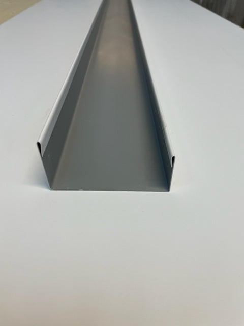 125mm White foodsafe capping, flashing channel (sole plate) for panels