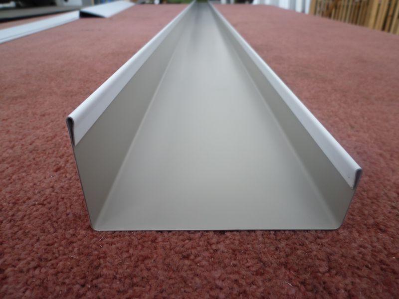 150mm White foodsafe, capping flashing channel (sole plate) for panels