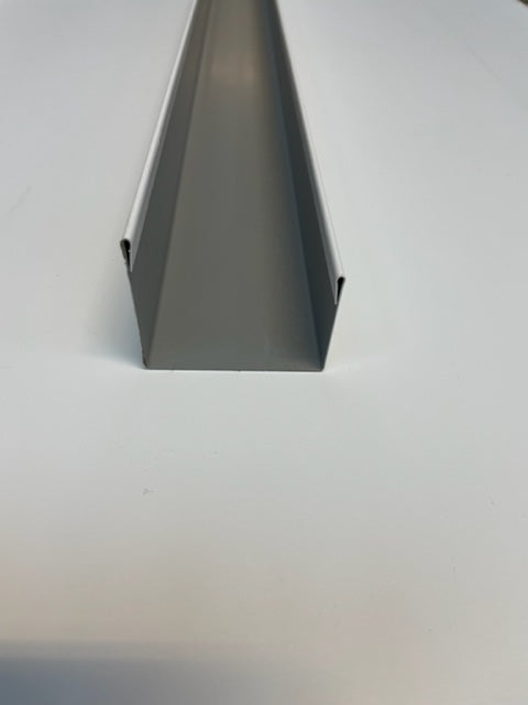 80mm White foodsafe channel (sole plate) for panels