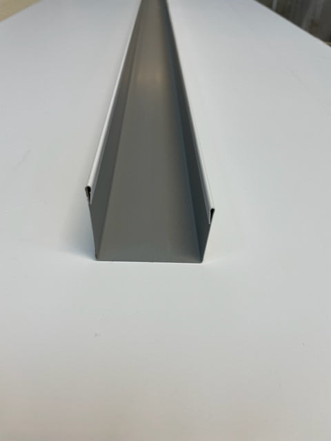 80mm White foodsafe channel (sole plate) for panels