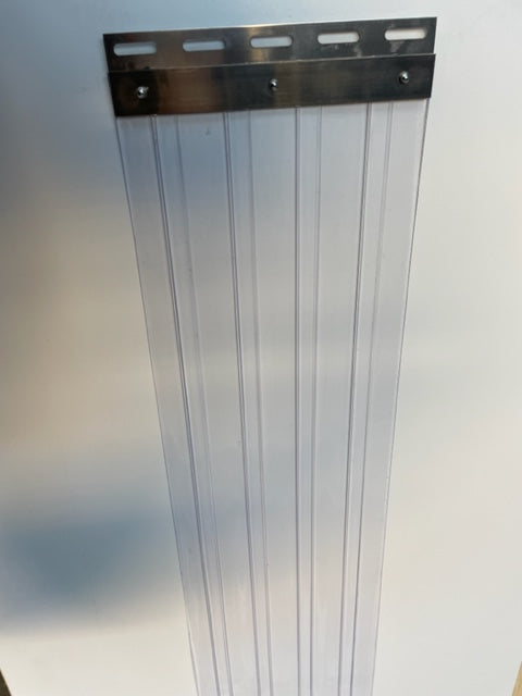 Strip Curtains PVC 'Double Bumper' Non-Stick, 200mm x 2mm