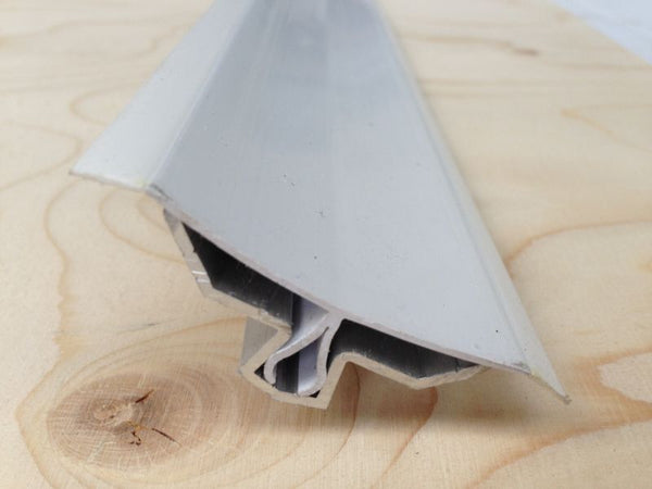 2-Part Coving With Aluminium Backing Angle and PVC cover section